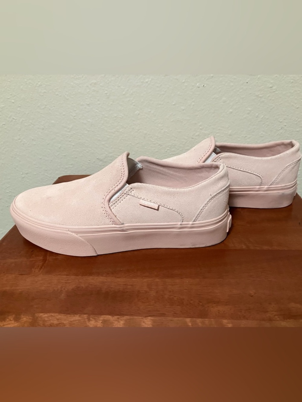 Vans platform slip ons